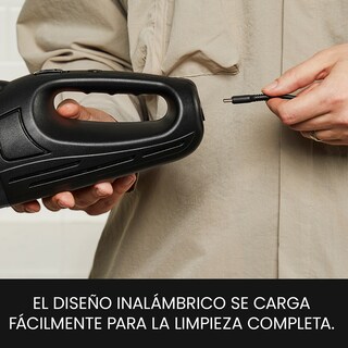 Foto 6 | Chefman - Buff - Aspiradora De Mano Portátil – Inalámbrica, Recargable Con Luz Led