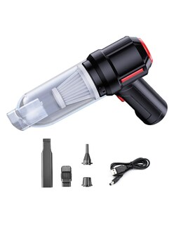 Foto 3 | Mini Aspirador Usb Portátil Recargable + Gratis Termo Güish De Regalo