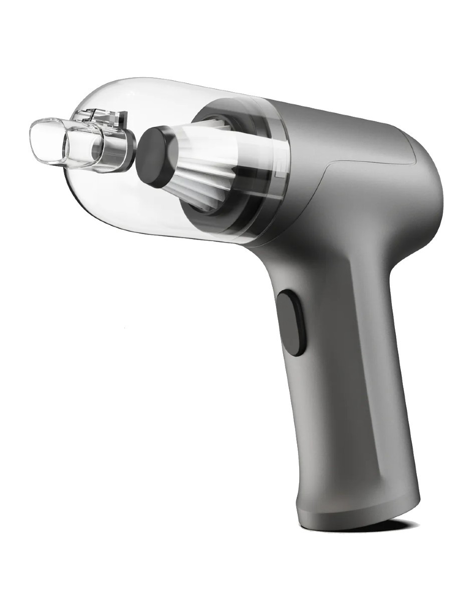 Foto 3 pulgar | Aspirador De Mano Mini Portátil Negro + Gratis Termo Güish De Regalo