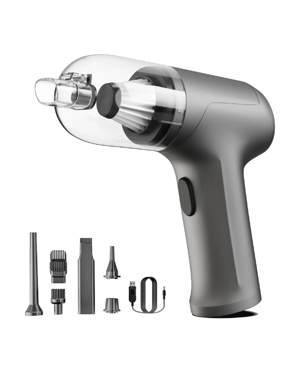 Foto 5 pulgar | Aspirador De Mano Mini Portátil Negro + Gratis Termo Güish De Regalo