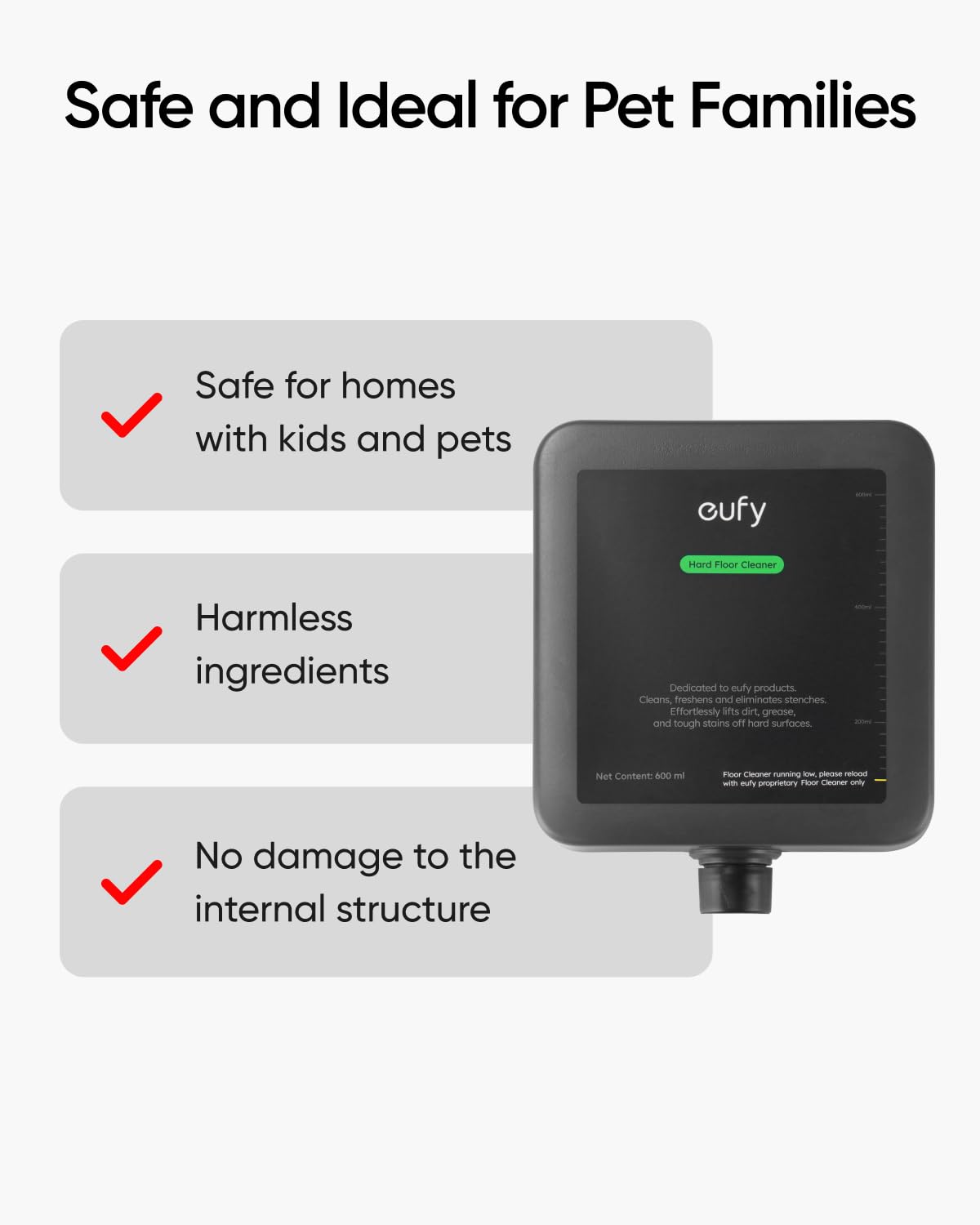 Foto 4 pulgar | Limpiador De Suelos Duros Eufy Omni S1 Pro/s1, 600 Ml, Seguro Para Manos - Venta Internacional.