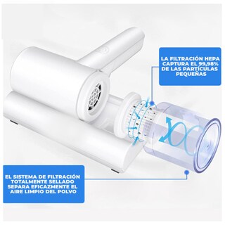 Foto 3 | Mini Aspiradora Inalámbrica Para Eliminación De Ácaros Con Luz Ultravioleta