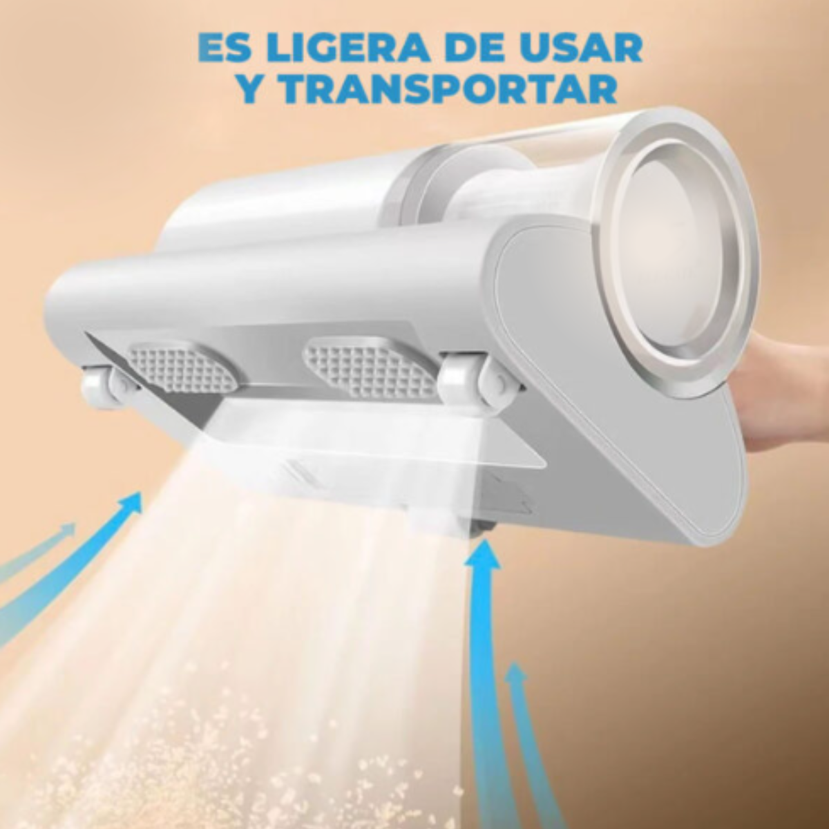 Foto 8 pulgar | Mini Aspiradora Inalámbrica Para Eliminación De Ácaros Con Luz Ultravioleta