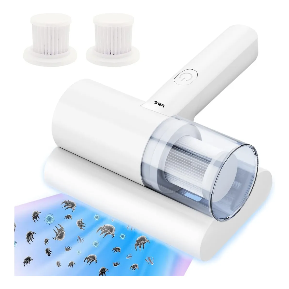 Foto 2 | Aspirador De Cama Luz Uv Desinfectante Eliminación De Ácaros Lab.g Blanco