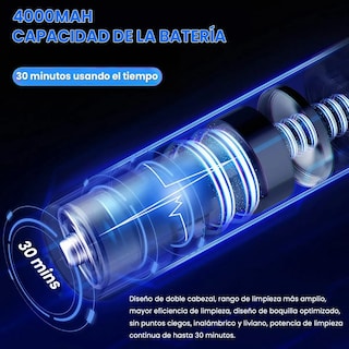 Foto 3 | Aspirador De Cama Luz Uv Desinfectante Eliminación De Ácaros Lab.g Blanco