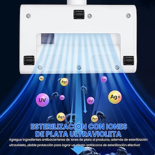 Foto 4 | Aspirador De Cama Luz Uv Desinfectante Eliminación De Ácaros Lab.g Blanco