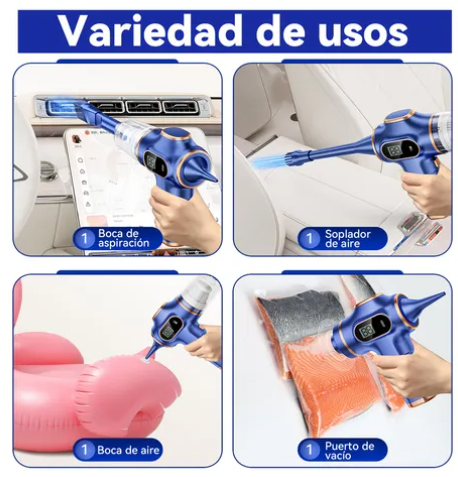Foto 4 pulgar | Aspiradora Xtellar Portátil Inalámbrico Hogar Auto Y Soplador De Air