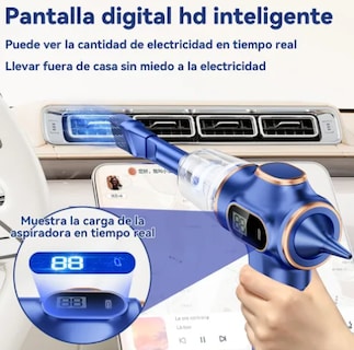 Foto 4 | Aspiradora Xtellar Portátil Inalámbrico Hogar Auto Y Soplador De Air