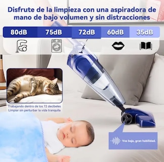 Foto 4 | Aspiradora Xtellar De Mano Portátil Para Perros Hogar Automóvil Casa