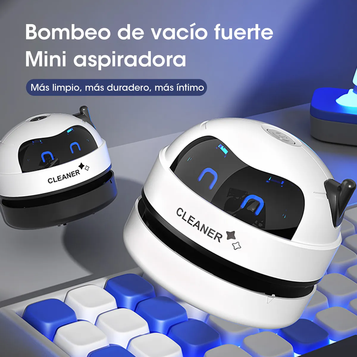 Foto 3 pulgar | Mini Aspiradora Usb Inalámbrica – Potencia Portátil Para Tu Escritorio
