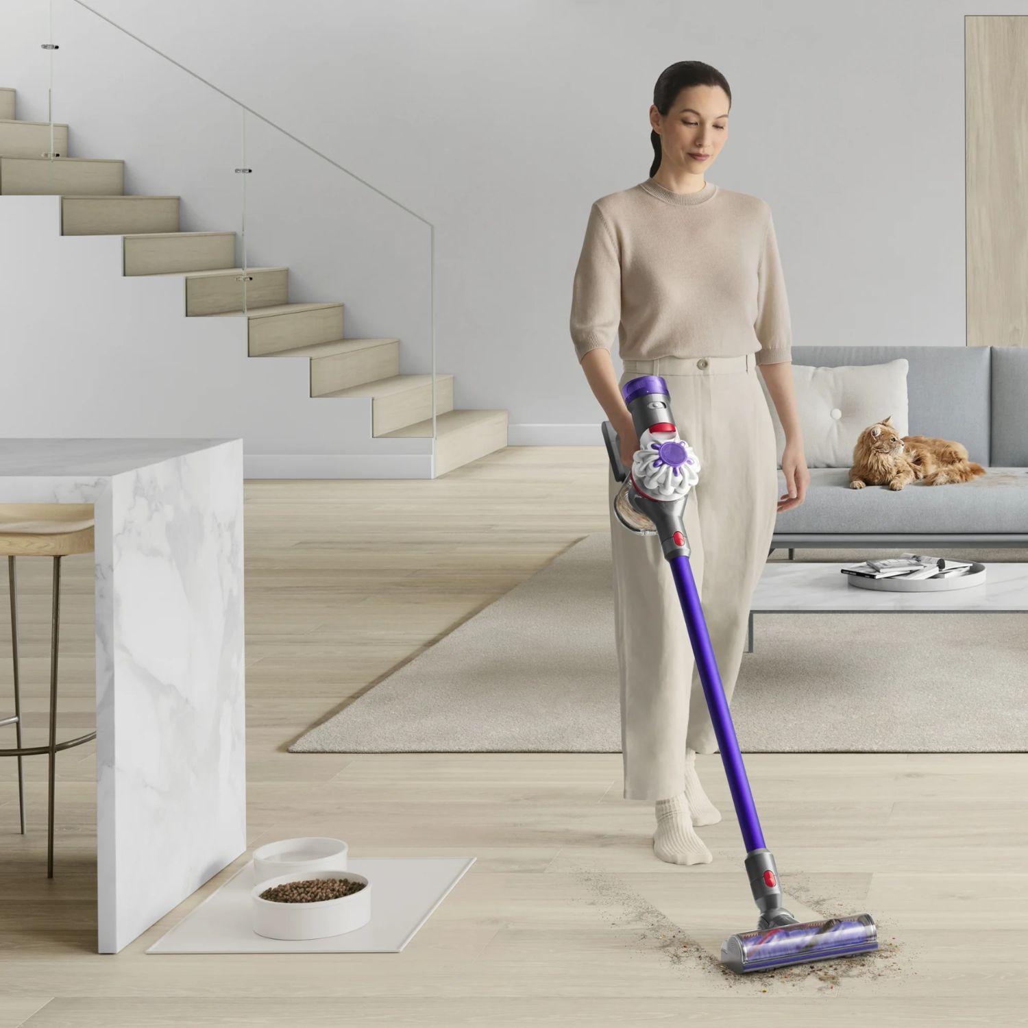 Foto 5 pulgar | Dyson V8 Origin Plus Púrpura