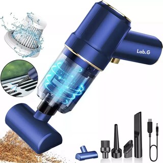 Foto 2 | Aspiradora Para Auto Mini Portatil De Mano Inalámbrica Lab.g Azul