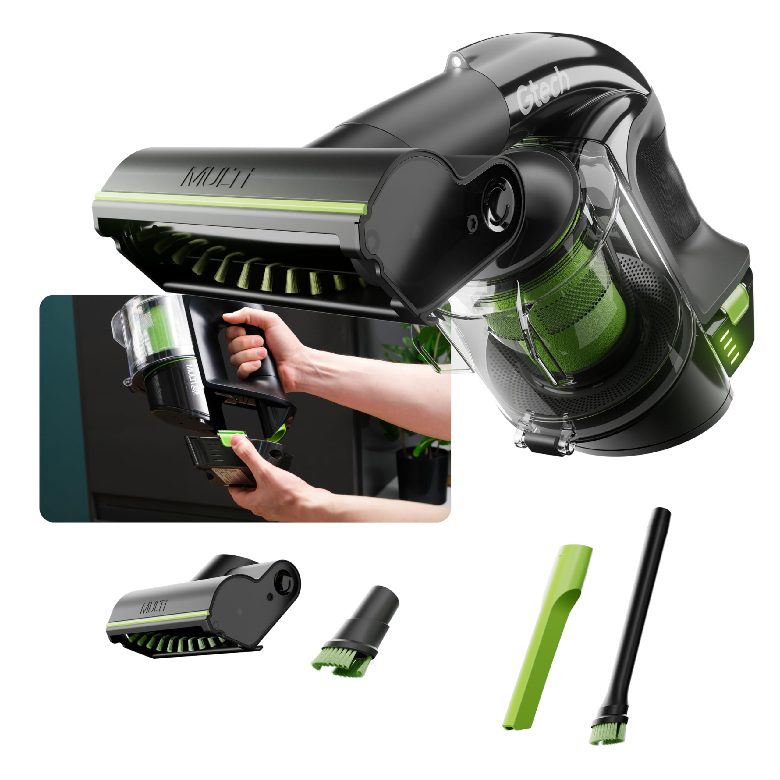 Foto 2 pulgar | Aspirador De Mano Gtech Multi Mk2 K9 Inalámbrico - Venta Internacional.