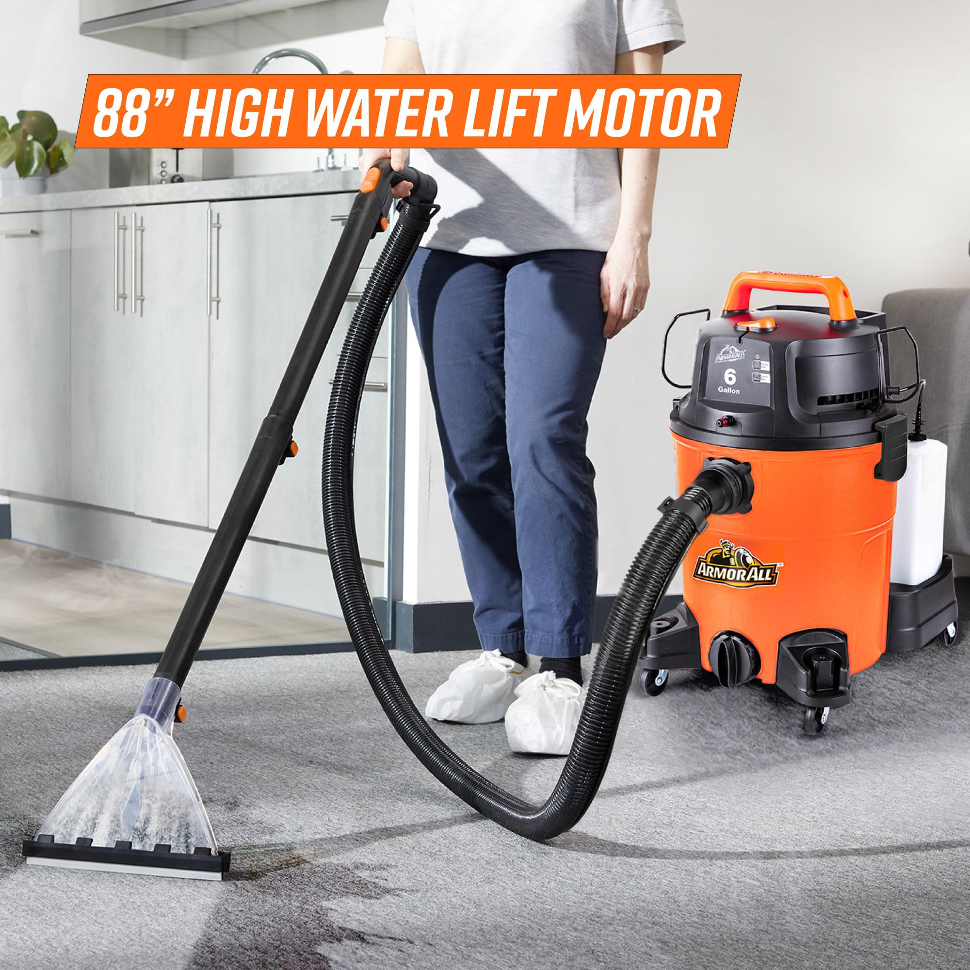 Foto 7 | Champú Vacuum Cleaner Armor All 6l 5.5 Hp Para Tapicería  Mojado  Seco - Venta Internacional.