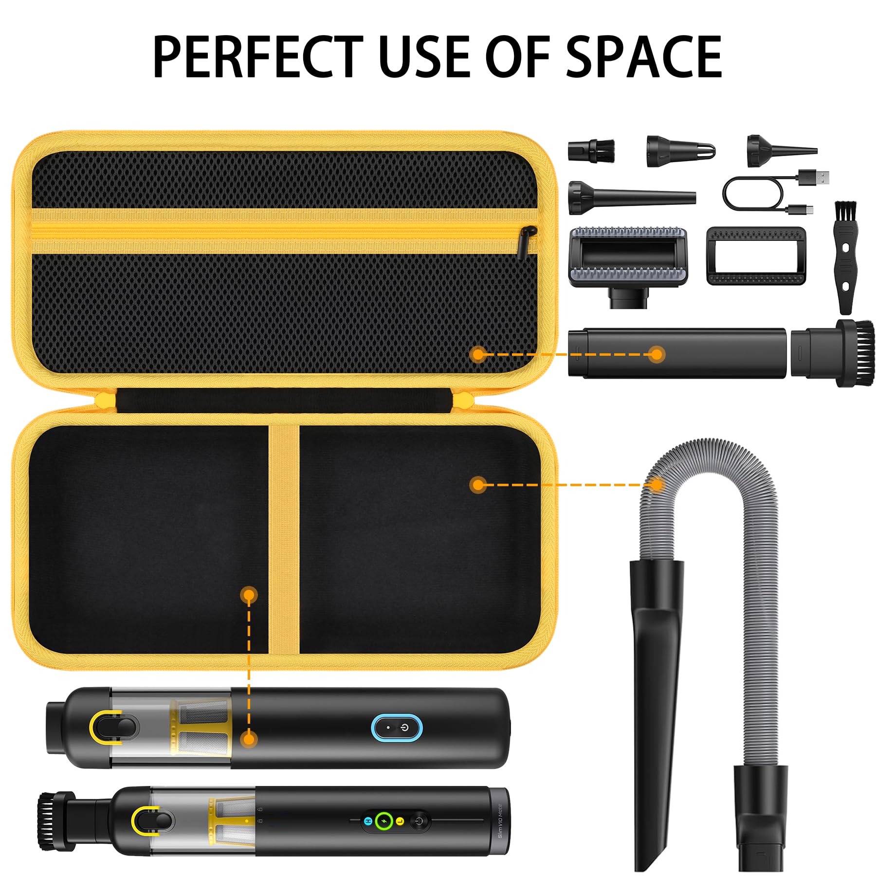 Foto 2 | Funda Rígida Para Aspiradora De Coche Aenllosi Para Fanttik V8/v10 Apex/mate - Venta Internacional.