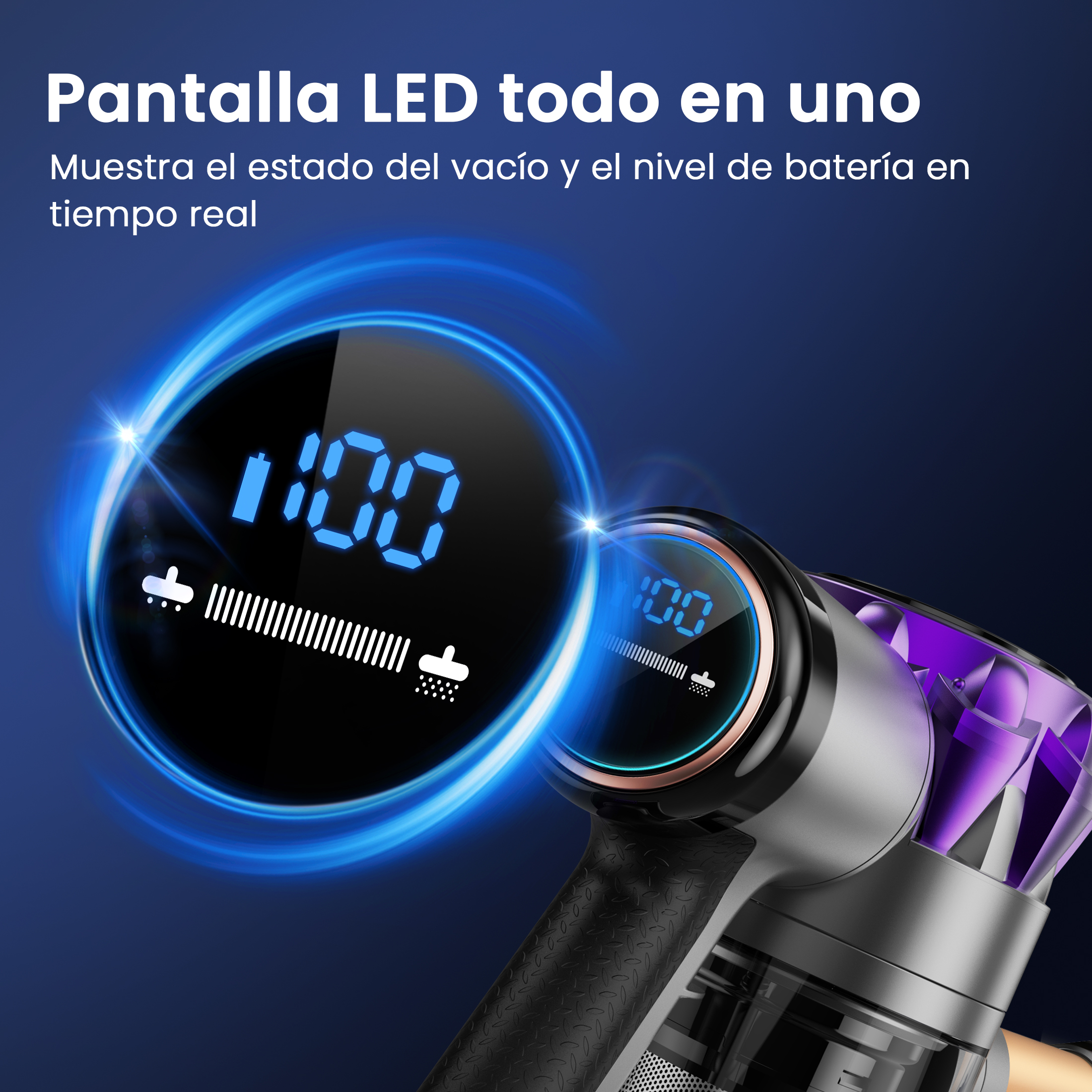 Foto 4 pulgar | Aspirador Inalámbrico Inse S3 350w Potencia 35 Kpa De Succión