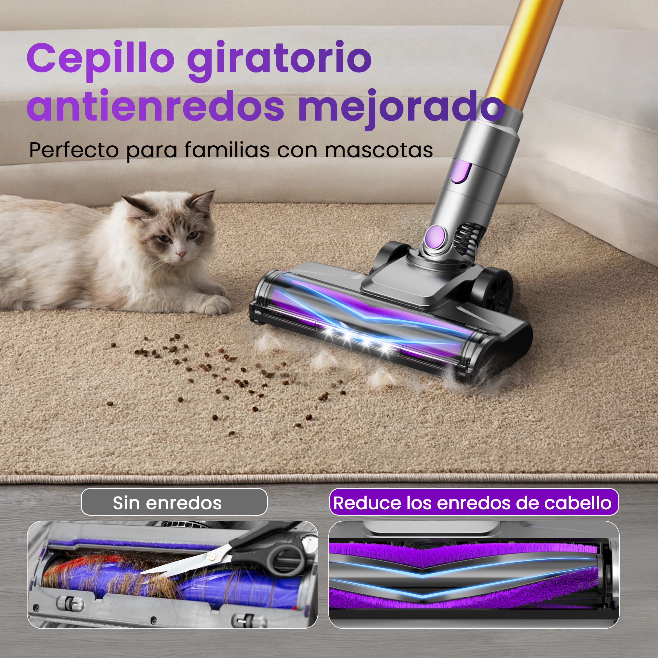 Foto 7 pulgar | Aspirador Inalámbrico Inse S3 350w Potencia 35 Kpa De Succión