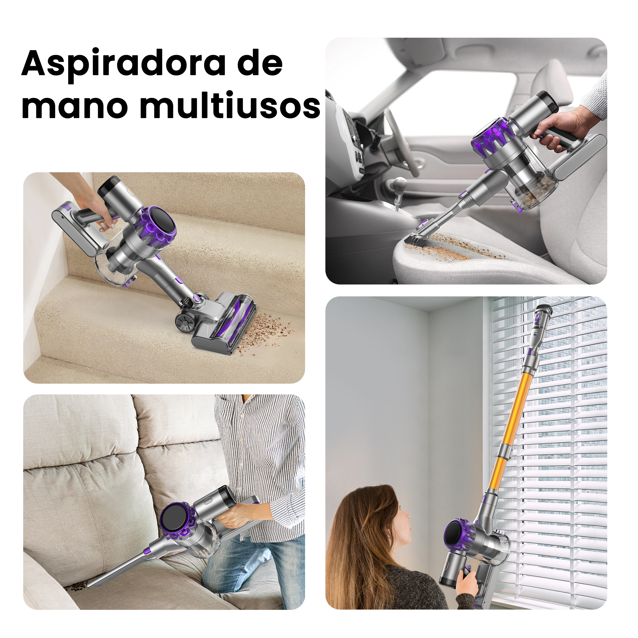 Foto 8 pulgar | Aspirador Inalámbrico Inse S3 350w Potencia 35 Kpa De Succión