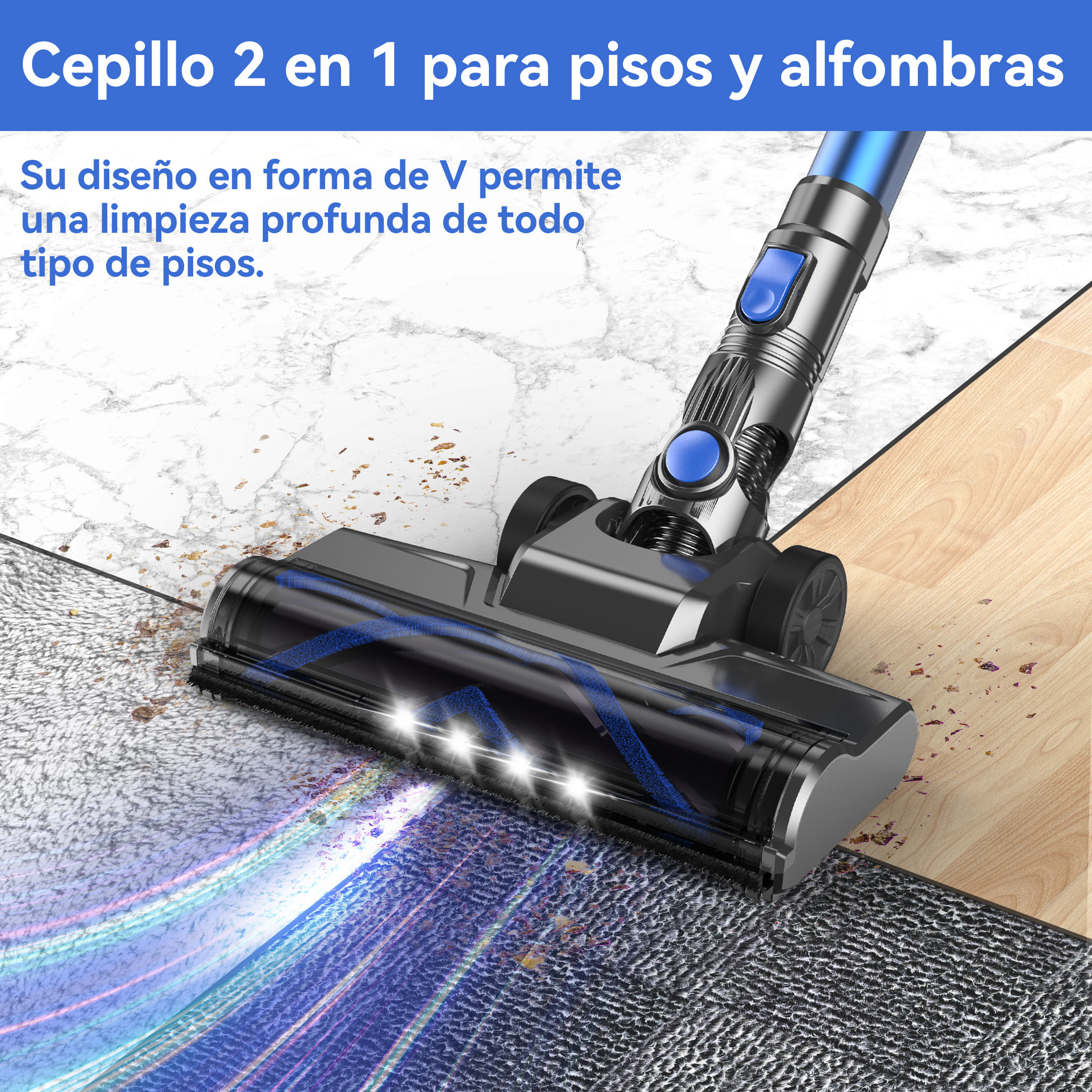 Foto 7 | Aspirador Inalámbrico Inse N3s 6 En 1  Potencia De Succión De 25 Kpa
