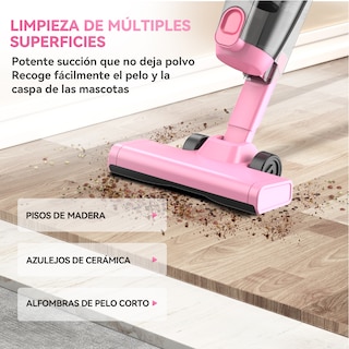 Foto 4 | Aspirador Inse Con Cable Ultraligero Sin Bolsa 1 2 L Rosa