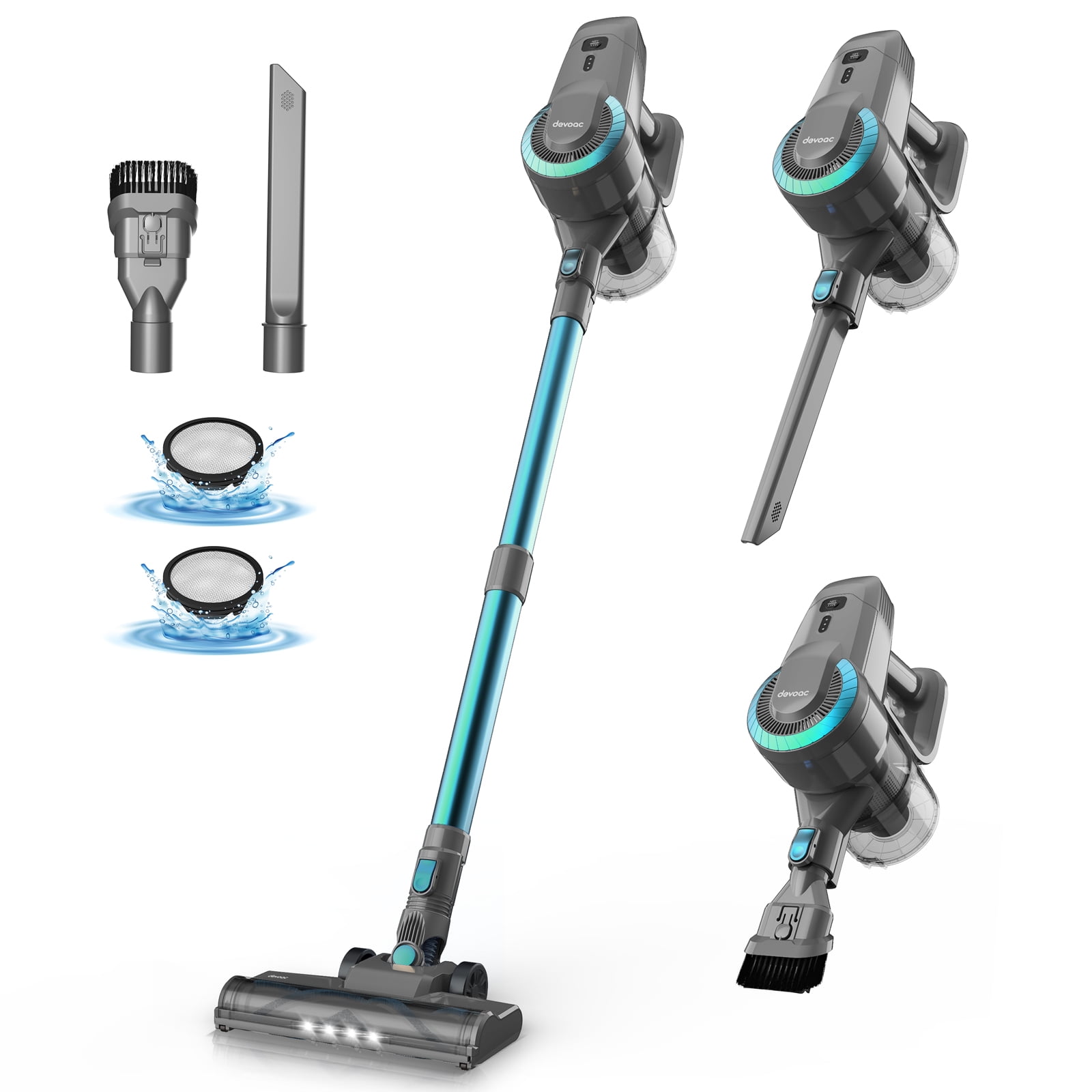 Foto 2 pulgar | Aspirador Inalámbrico Inse N300 6 En 1 Con Batería De 2200 Mah