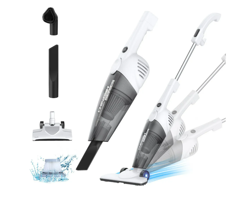 Foto 2 pulgar | Aspiradora De Mano Vertical Deerma Dx118c 3 En 1 Con Ruedas