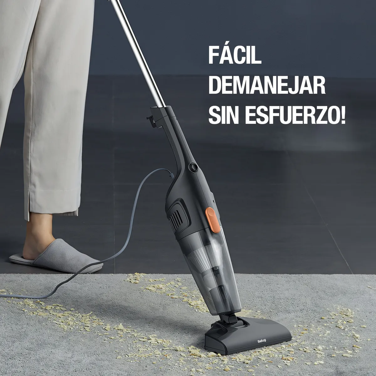 Foto 3 pulgar | Aspiradora De Mano Vertical 3 En 1 Con Cable 600w  3m  19kpa Negra