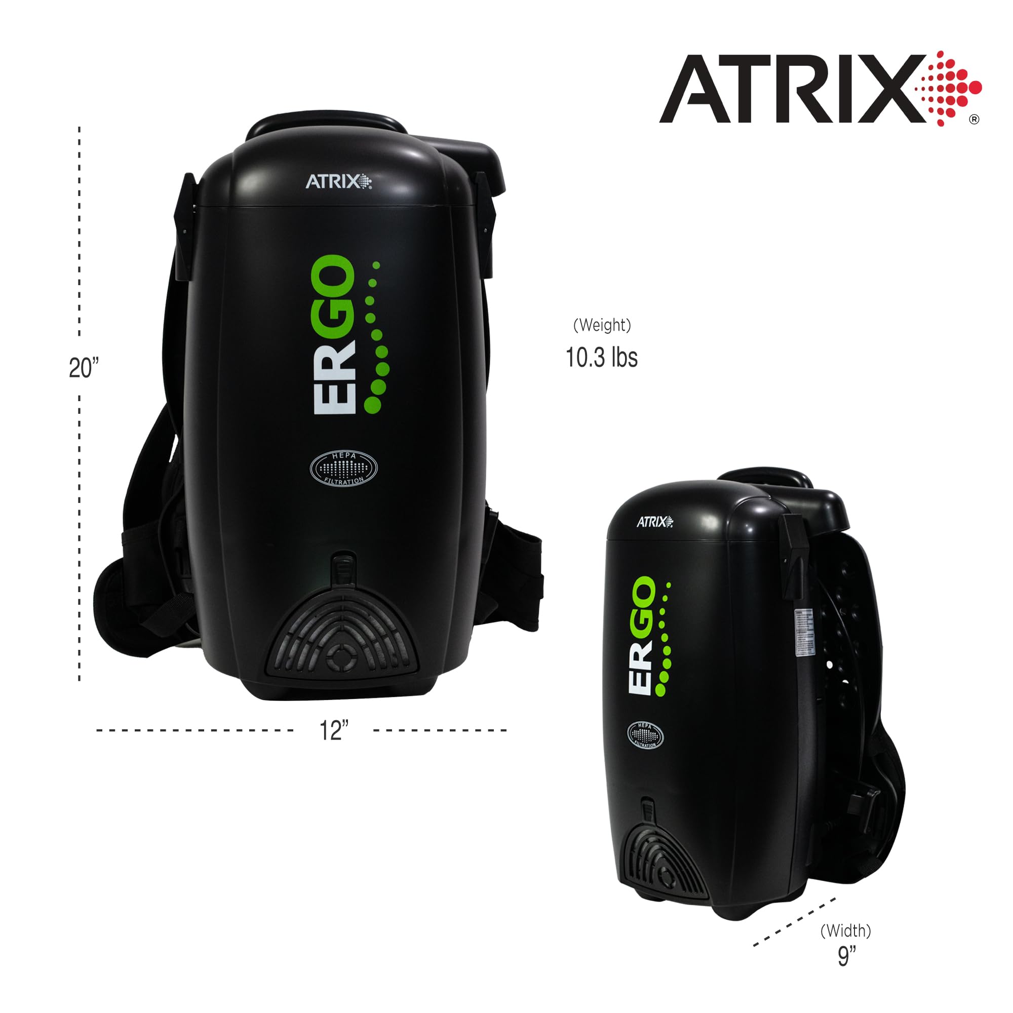 Foto 3 pulgar | Mochila Aspiradora Atrix Vacbp10 Hepa 8l 1400w Con 10 Filtros - Venta Internacional.