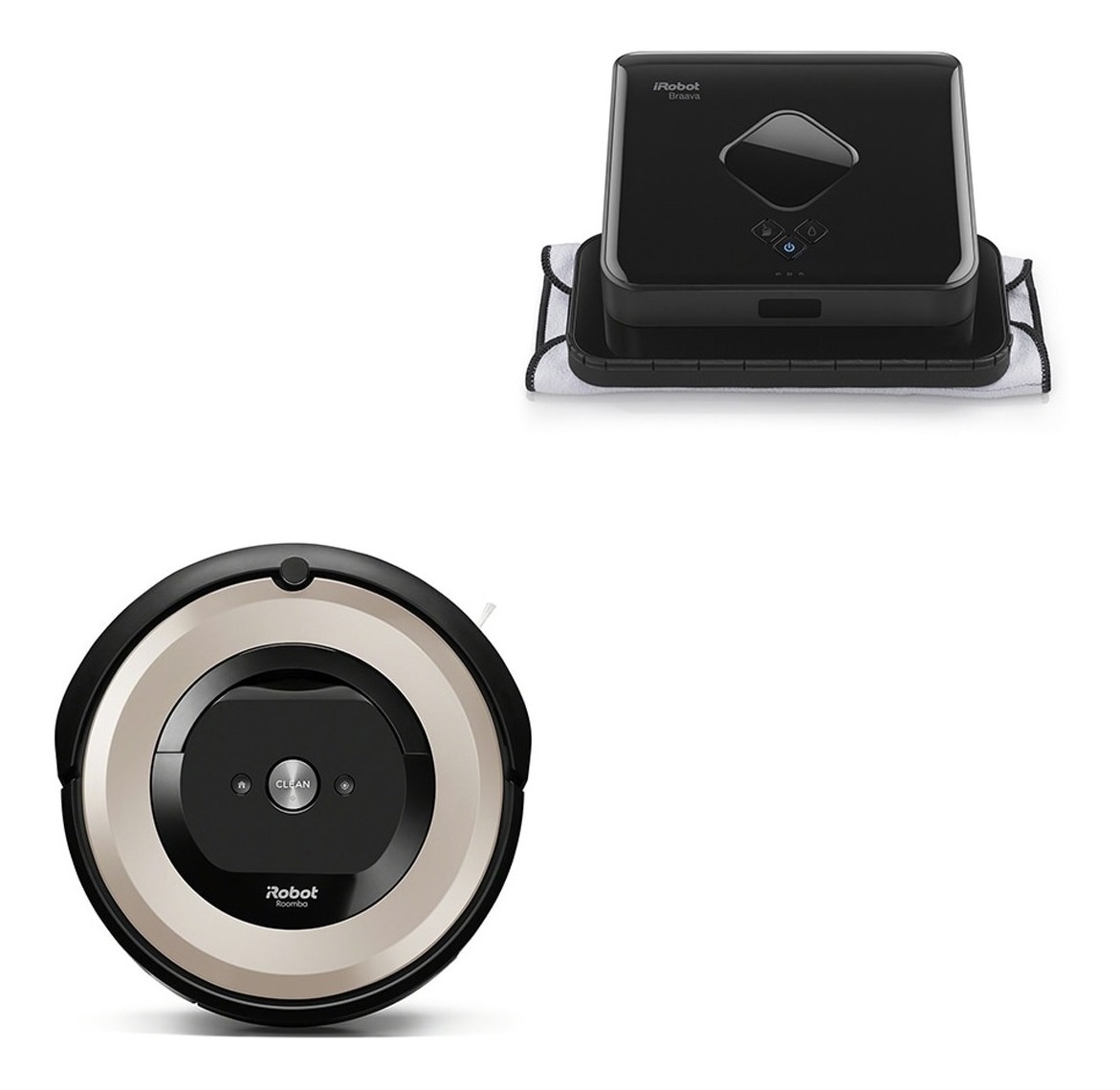 Paquete Robot Aspiradora Irobot Roomba  E517 & Braava 380t