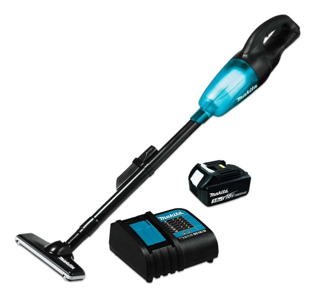 Aspiradora 18v 3.0ah Lxt Makita Dcl180rfb Inalámbrica