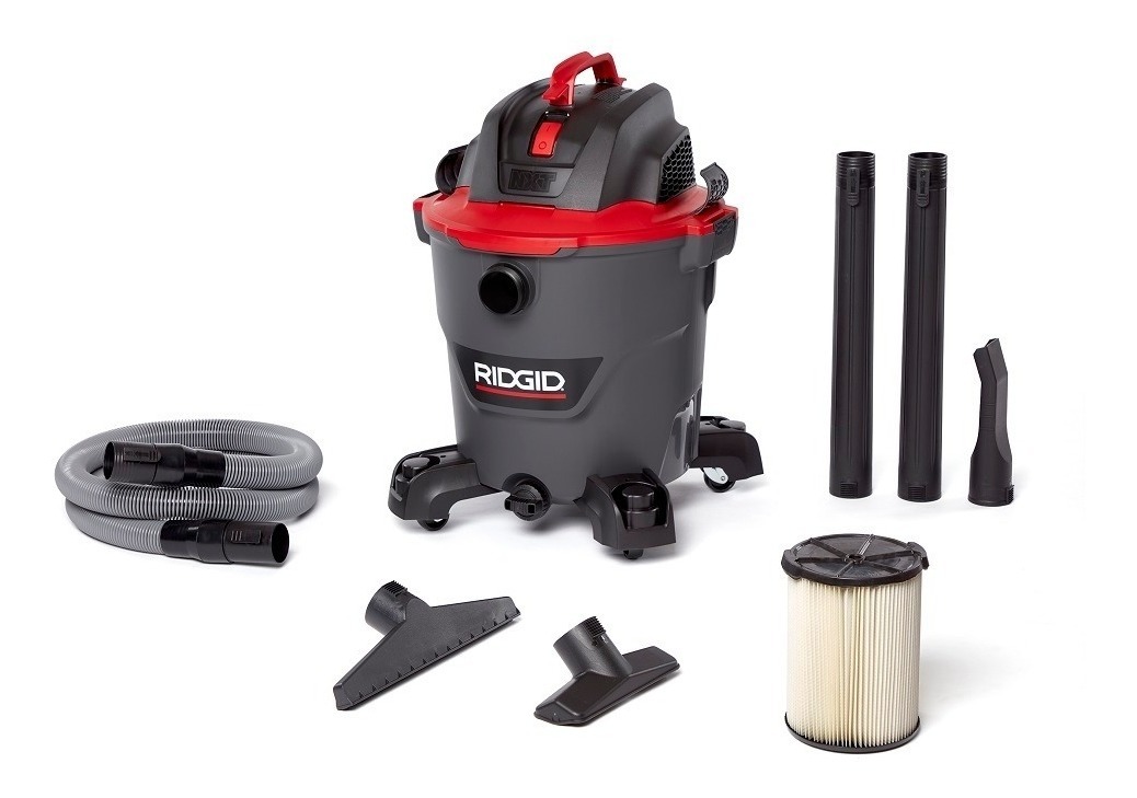 Aspiradora De Agua Seco Mojado Ridgid 45l 5hp Rt1200m 61748