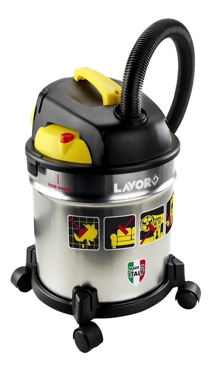 Aspiradora De Polvo Y Liquido 1200w Vac 20s Lavor Italiana