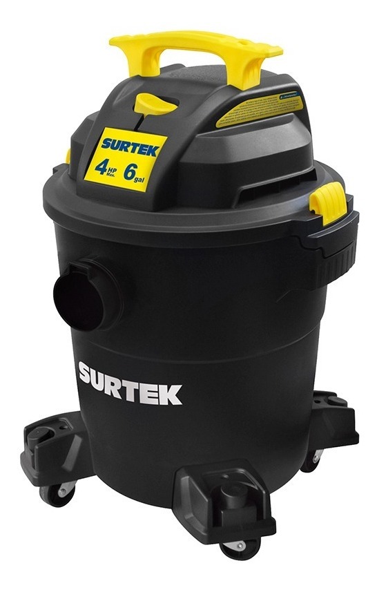 Aspiradora De Plastico Surtek As506a 6 Galones 4 Hp