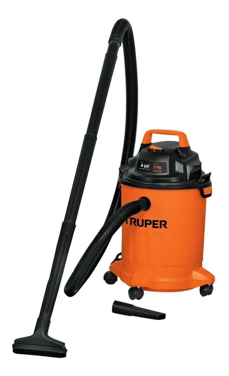 Aspiradora Truper Asp-04 15l  Naranja 127v 60hz 101508