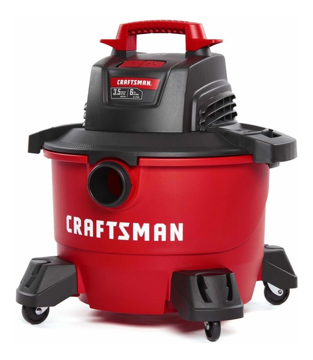 Aspiradora Craftsman 6 Galones  3.5 Hp 22 Litros Seco/mojado