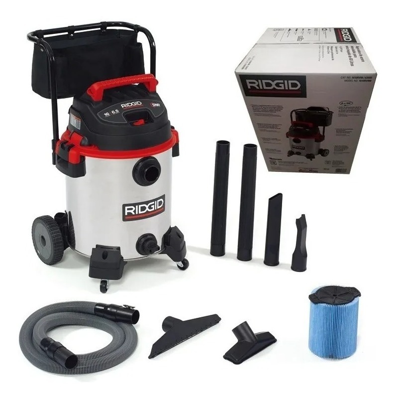 Foto 2 pulgar | Aspiradora Acero Inoxidab 16 Gal 6.5 Hp 1610rvm Ridgid 63683