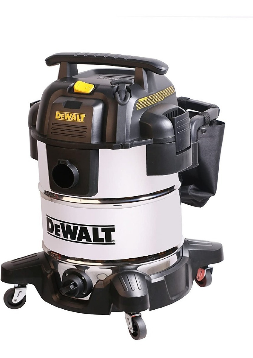 Aspiradora Dewalt 10 Gal 38 Lts Inoxidable 5.0hp Seco Humedo