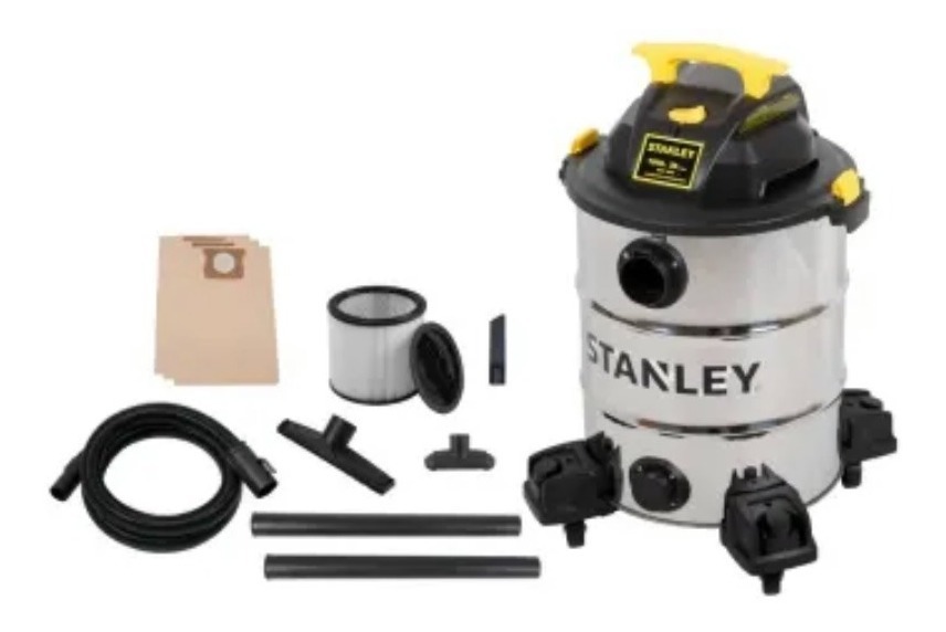 Aspiradora Stanley 6hp 10 Gal Seco Y Mojado Con Accesorios