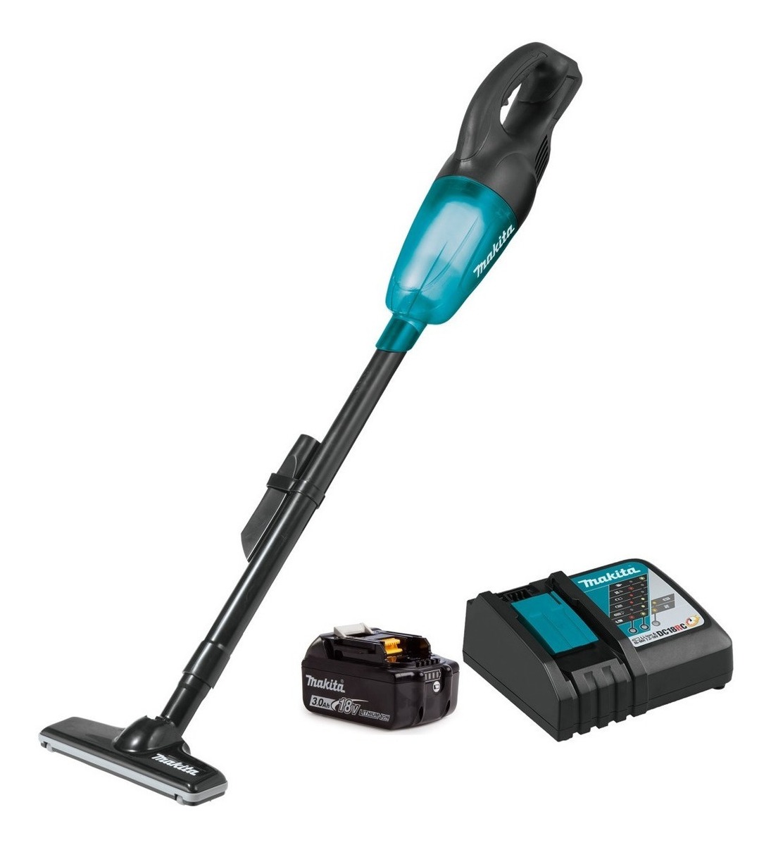 Aspiradora Inalambrica 18v + Bateria Cargador Dcl180 Makita