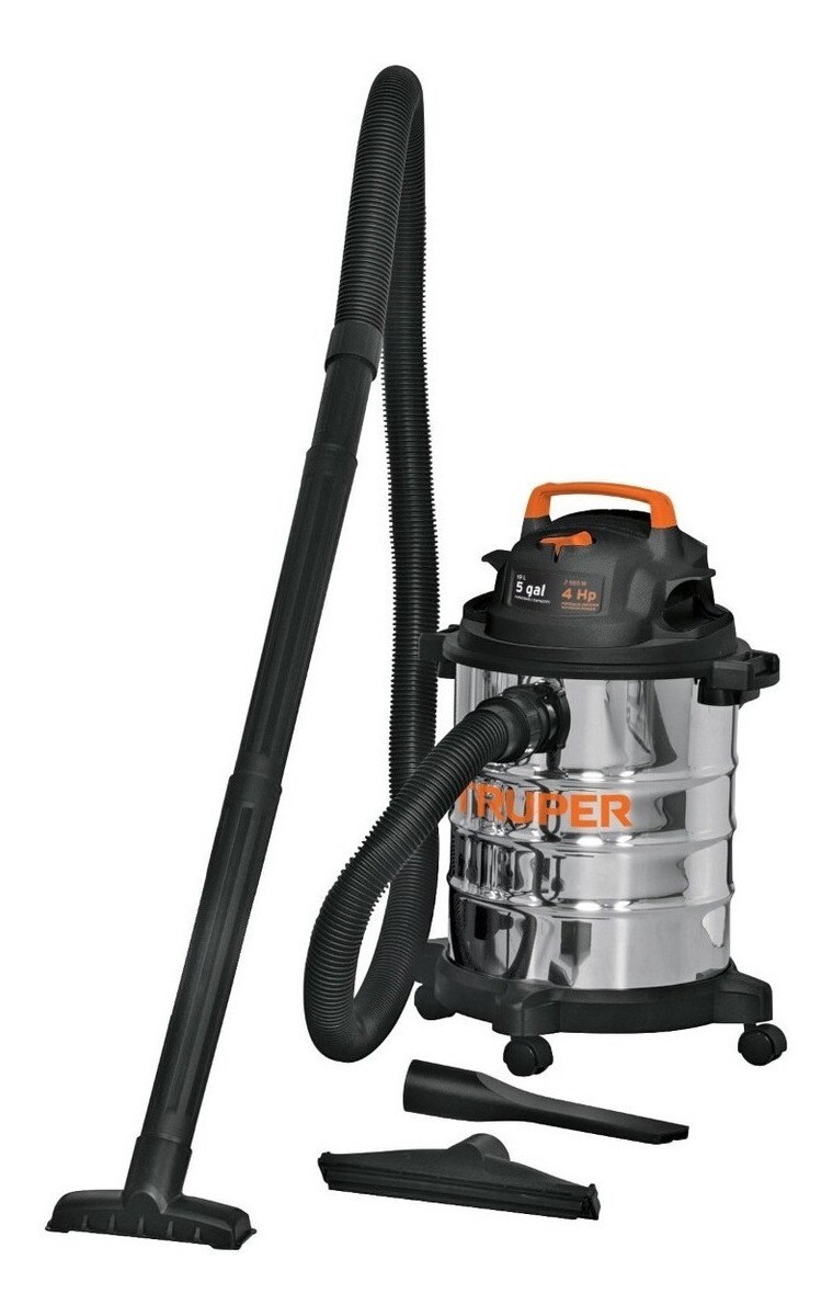 Aspiradora de Acero Inoxidable Truper de 5 Gal $7,007