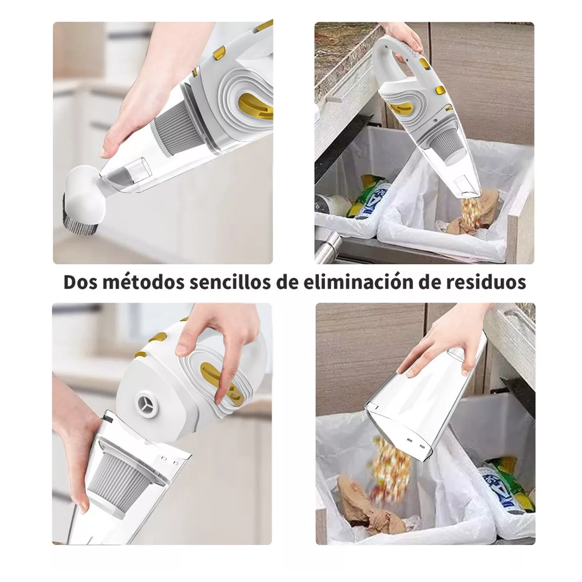 Foto 5 pulgar | Aspiradora Inalámbrica  Dos en Uno Eo Safe Imports ESI-4627 color Blanco