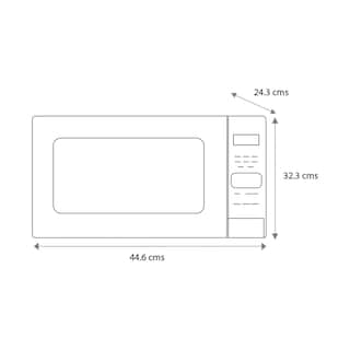Foto 4 | Horno de Microondas Mabe HMM07BB 0.7 Pies