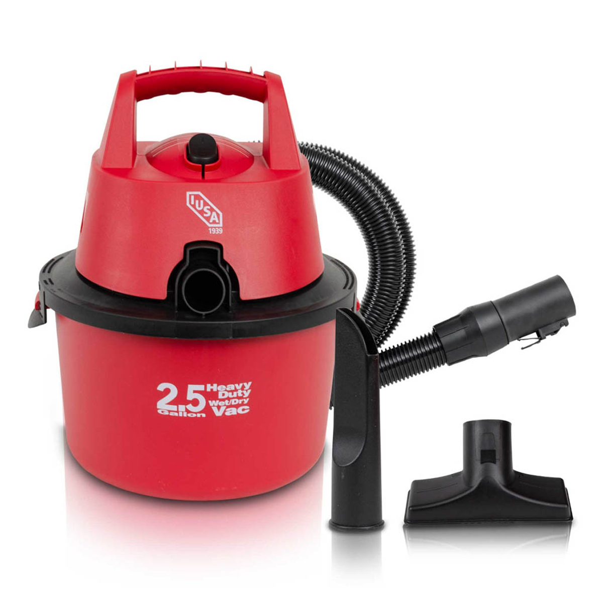 Aspiradora IUSA Roja 1.75 Hp 2.5 Gal 3 Accesorios