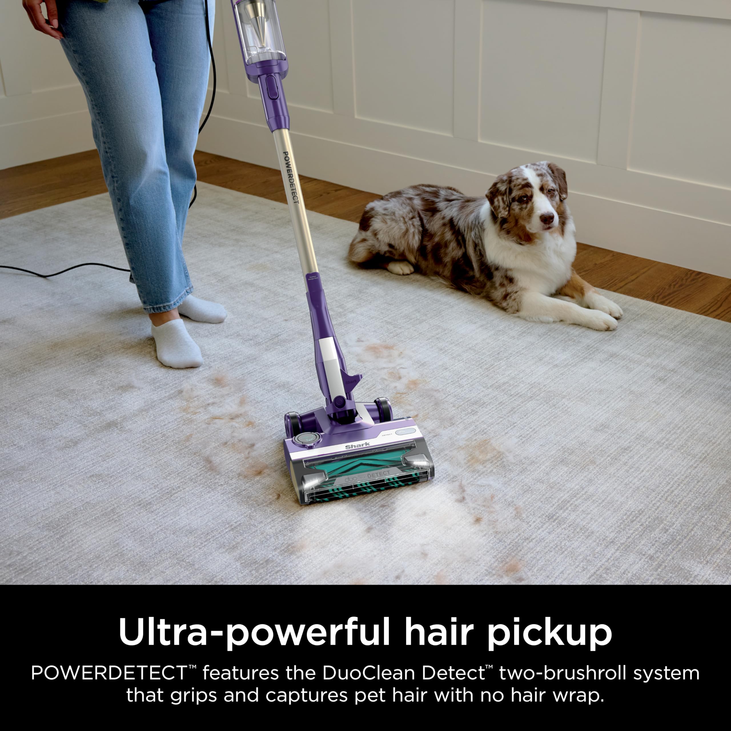 Foto 5 pulgar | Aspiradora De Barra Shark Powerdetect Ultraligera Hz4002 Berenjena - Venta Internacional.