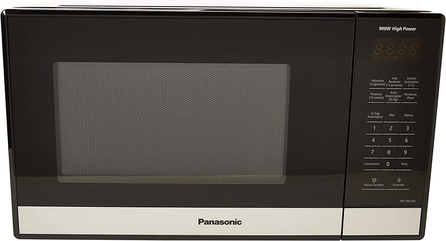 Foto 3 pulgar | Panasonic Nn-sb428sruh Horno Microondas, 0.9 Pies, 900 Watts, Color Negro, Panel Digital