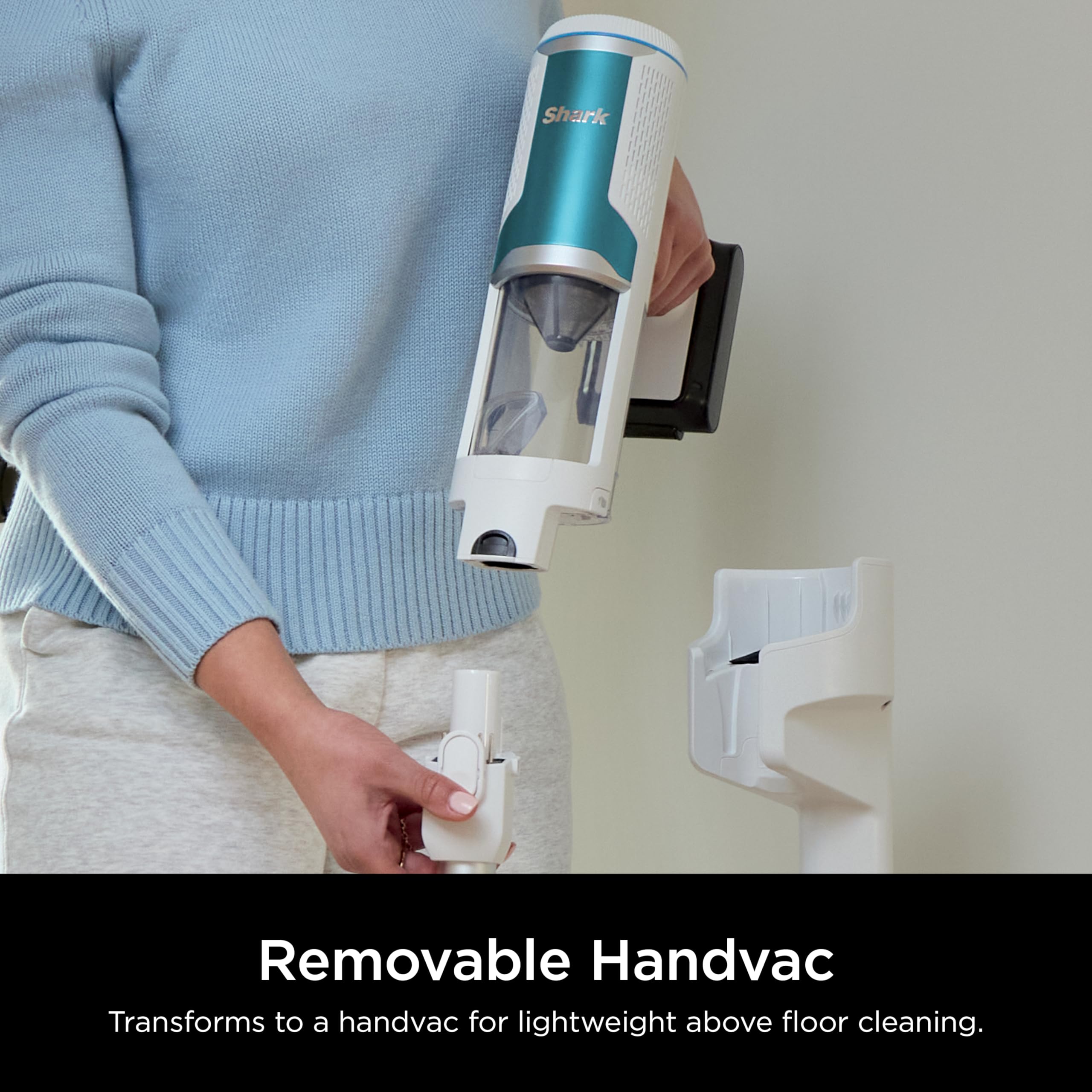 Foto 5 | Aspirador Inalámbrico Shark Clean & Empty White Bu3521 - Venta Internacional.