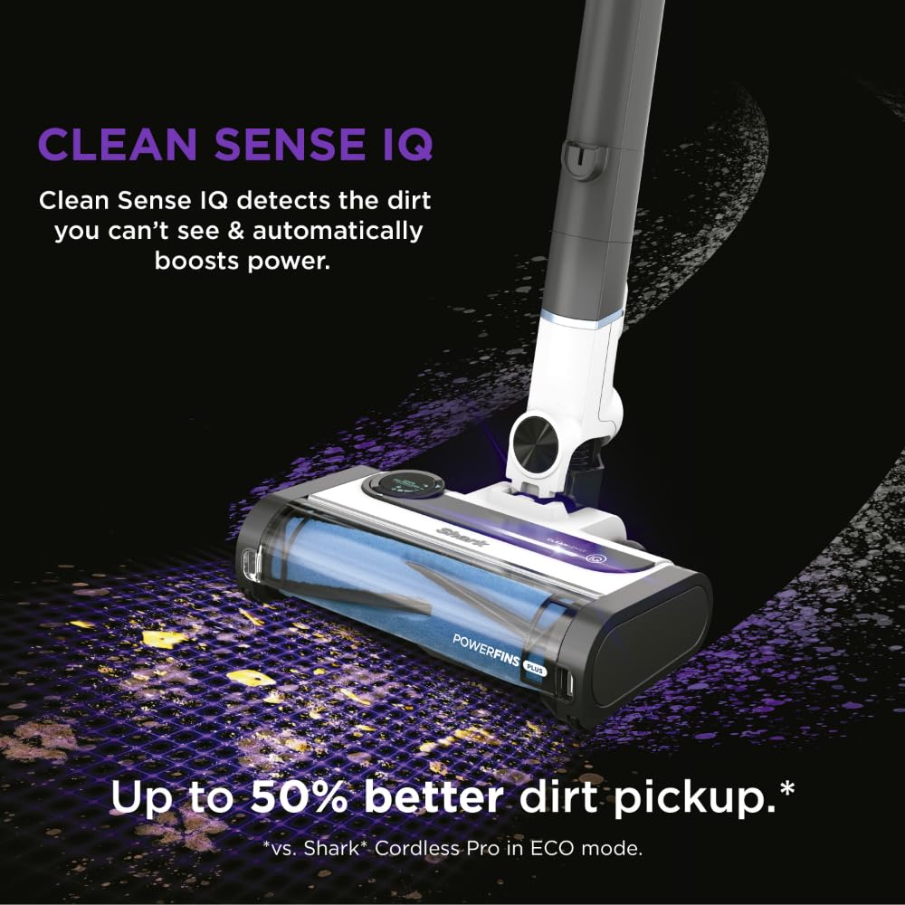 Foto 3 pulgar | Aspiradora Inalámbrica Shark Iz562h Pro Clean Sense Iq Azul Claro - Venta Internacional.