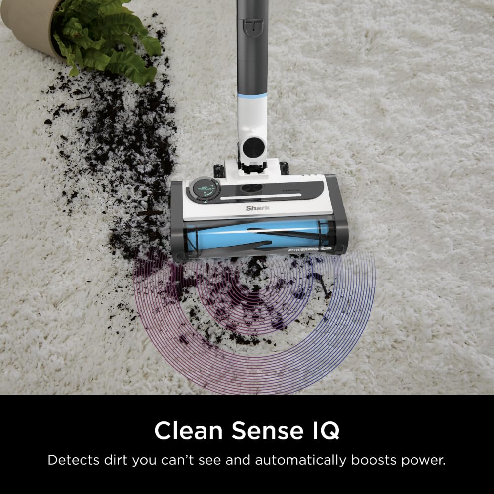 Foto 4 pulgar | Aspiradora Inalámbrica Shark Iz562h Pro Clean Sense Iq Azul Claro - Venta Internacional.