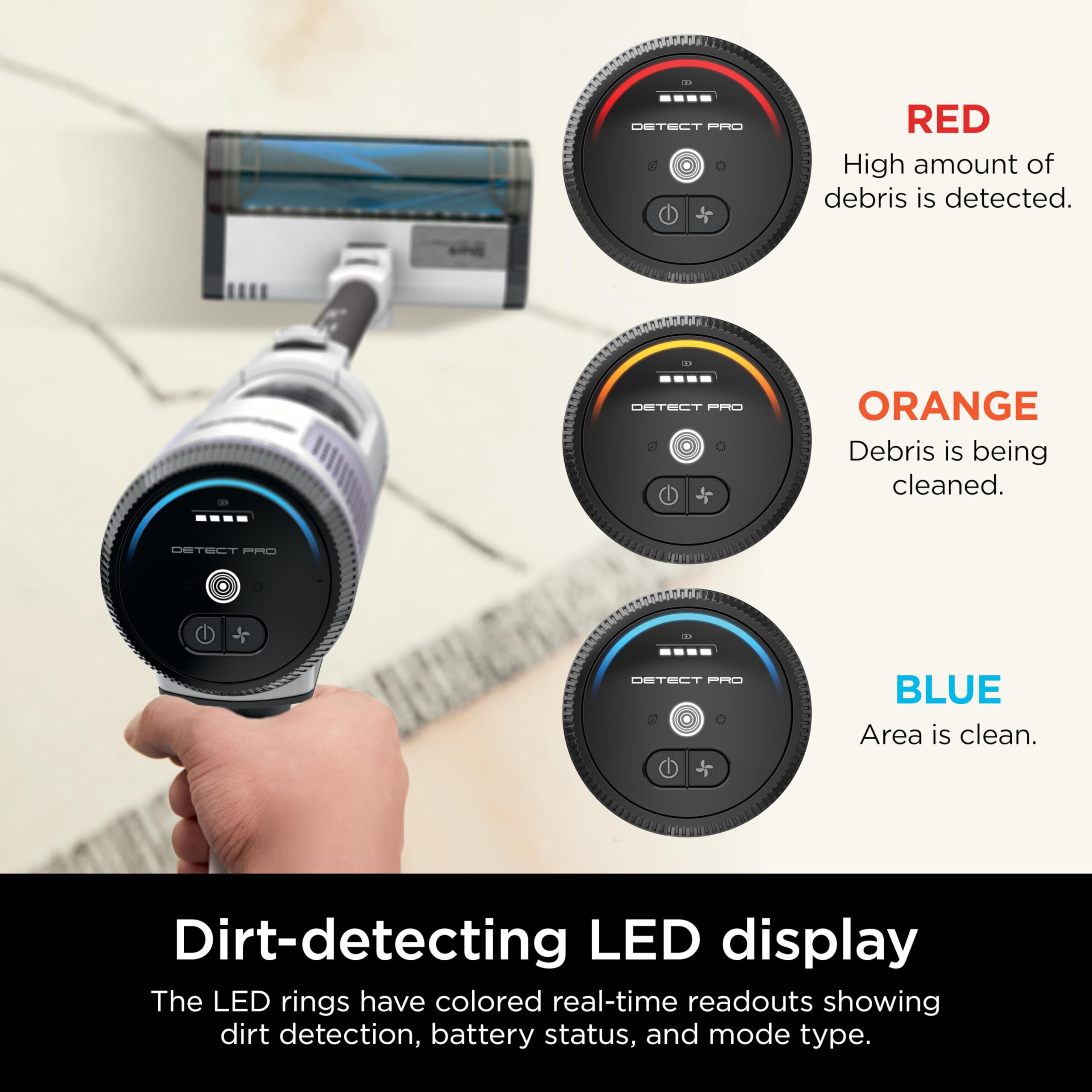Foto 7 | Aspiradora Inalámbrica Shark Detect Pro Powerfins Brushroll Iw1120 - Venta Internacional.