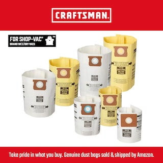 Foto 5 | Bolsas De Recolección De Polvo Craftsman Cmxzvbe3877, 10-14 Galones, Paquete De 2 - Venta Internacional.